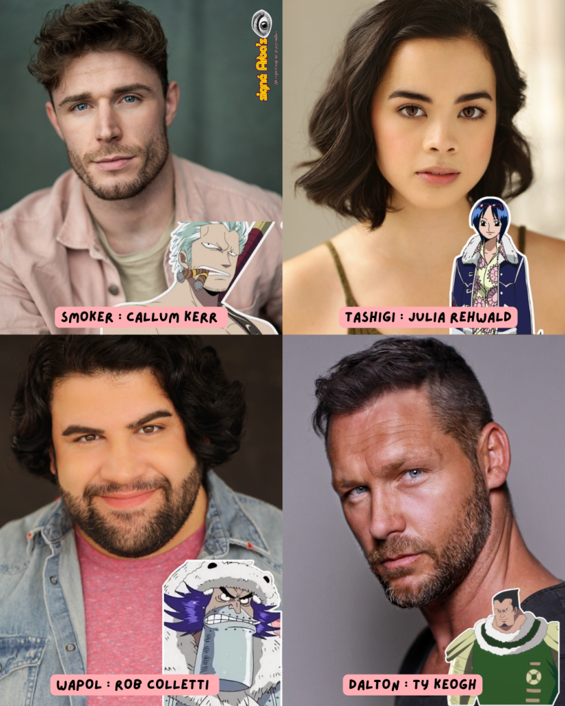 Casting d'autres personnages qui vont apparaître dans la saison 2 du live action One Piece.